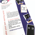 Leverback Punch Earring Card Maker