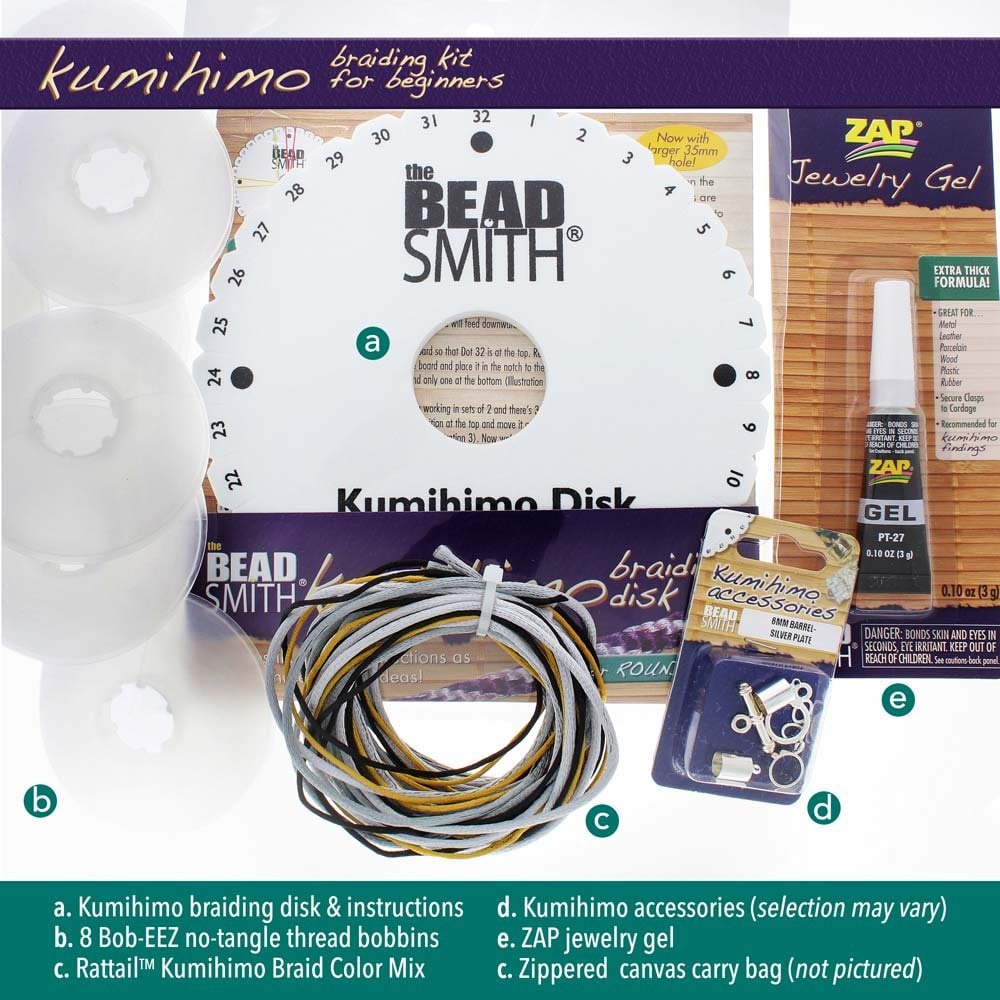 Beadsmith Kumihimo Braiding Kit for Beginners