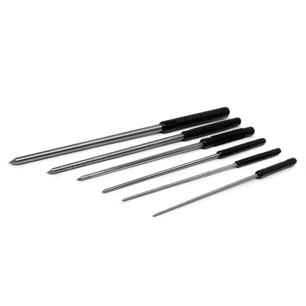 Set of 6 Smoothing Broaches, 2.40mm - 6.20mm