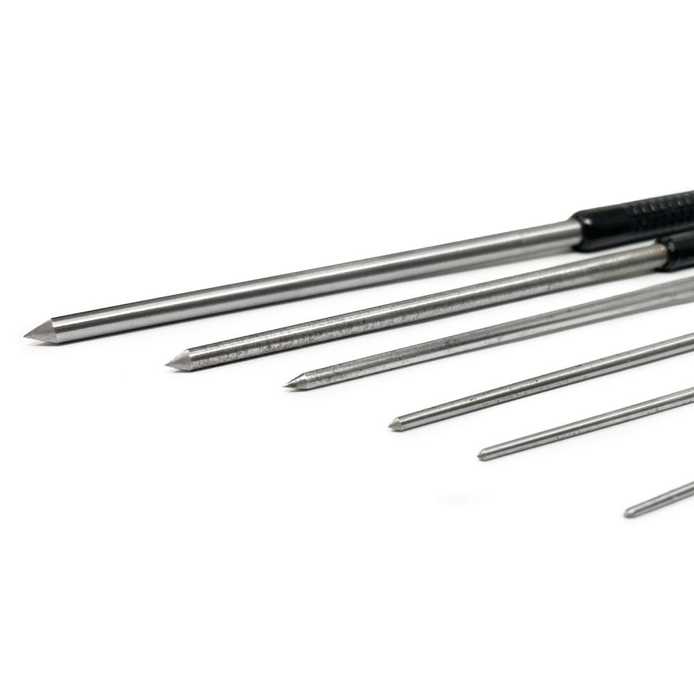 Set of 6 Smoothing Broaches, 2.40mm - 6.20mm