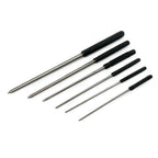 Set of 6 Smoothing Broaches, 2.40mm - 6.20mm