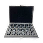 Set of 24 Round Gemstone Storage Boxes