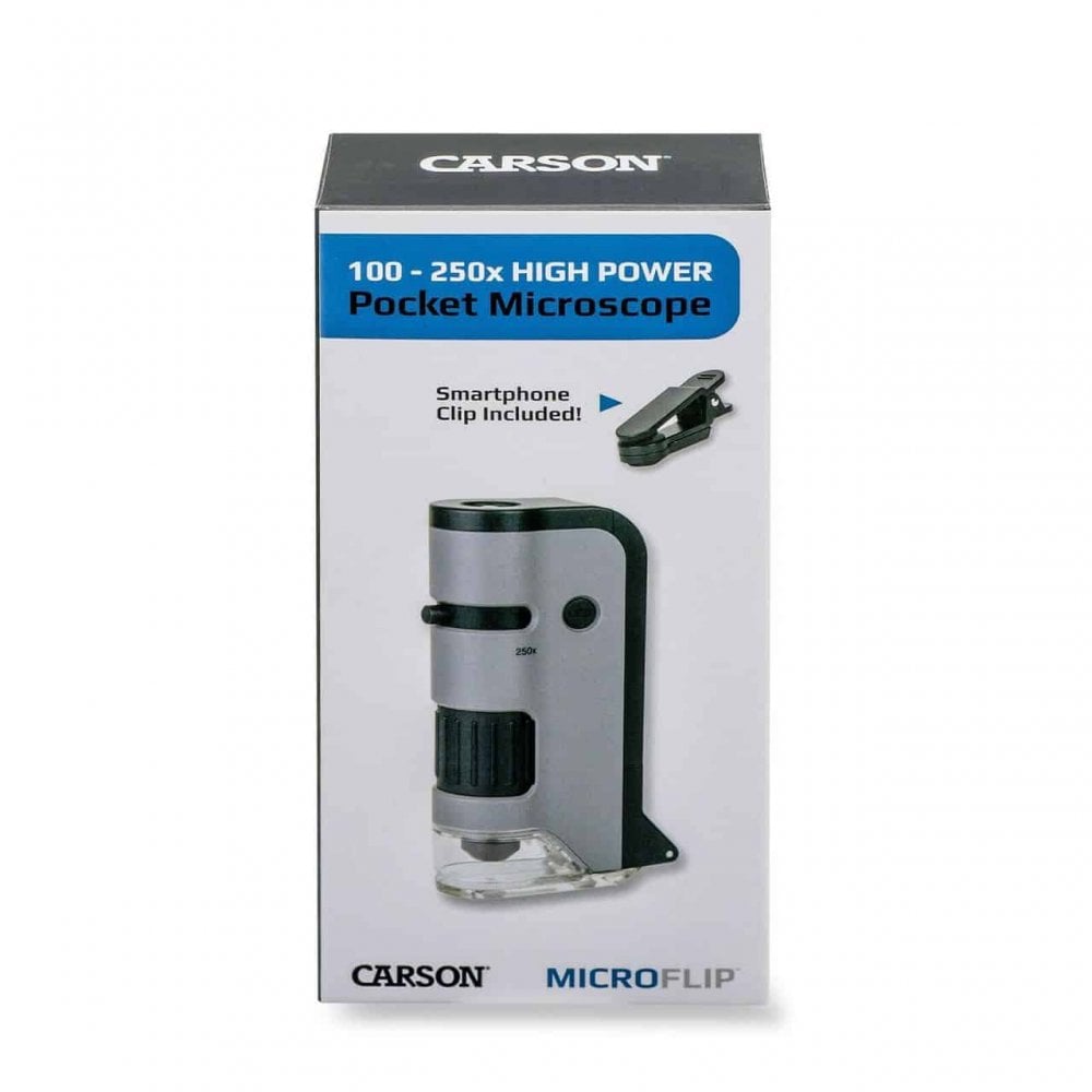 Carson MicroFlip LED Pocket Microscope