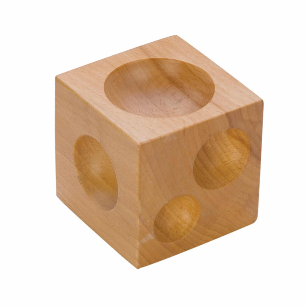 Wooden Dapping Set with 7 Punches & Block