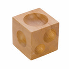Wooden Dapping Set with 7 Punches & Block