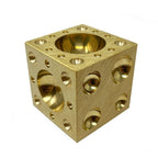 50mm Brass Dapping Cube with 62 Domes
