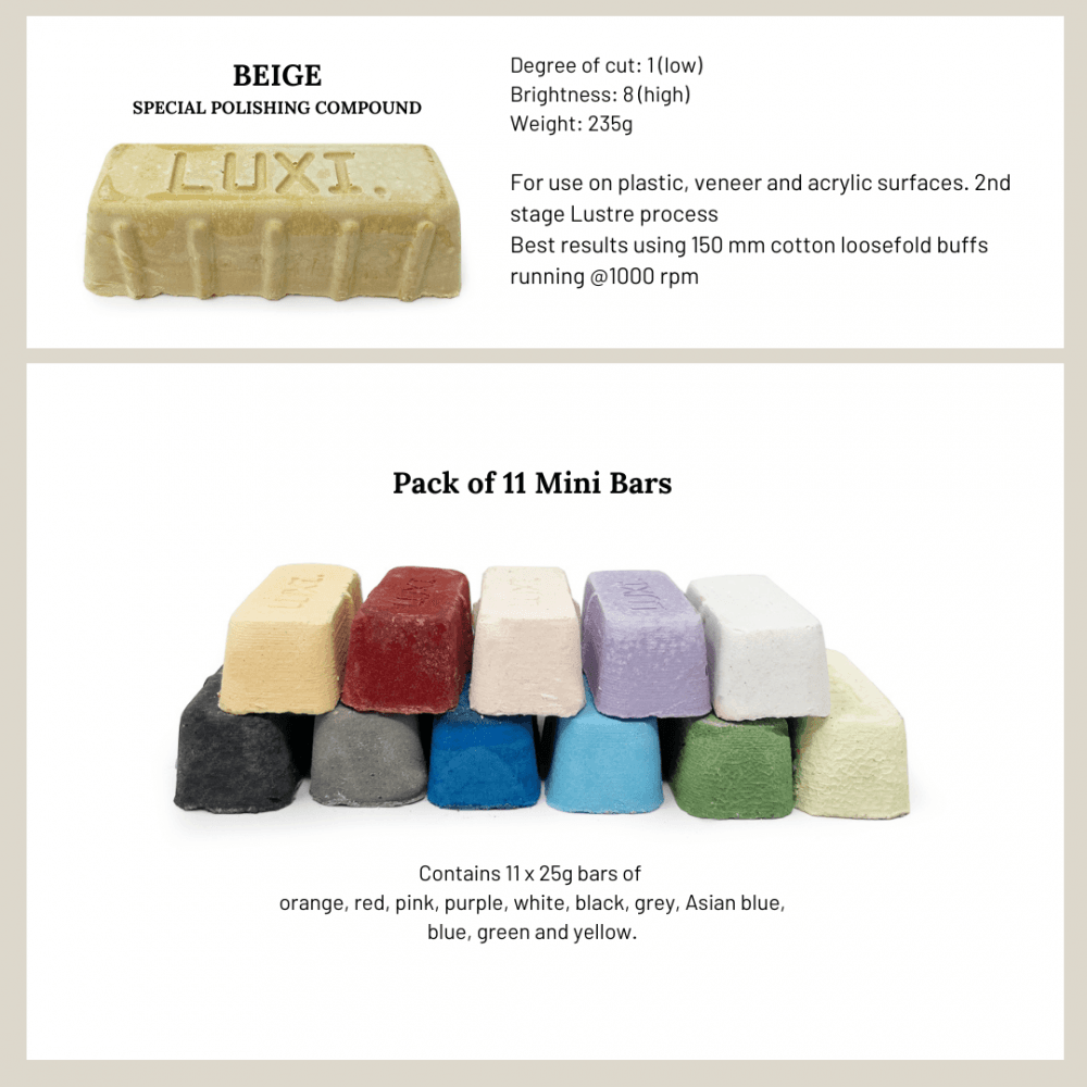 Luxi Polishing Compound Mini Bars Set