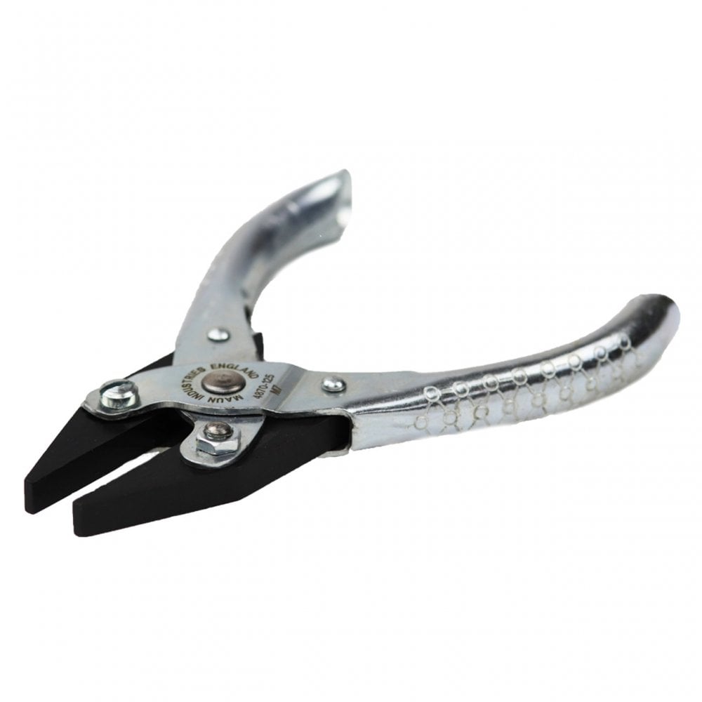 Maun Flat Nose Parallel Pliers 125mm Smooth Jaws