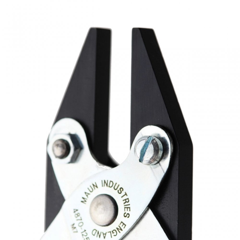 Maun Flat Nose Parallel Pliers 125mm Smooth Jaws