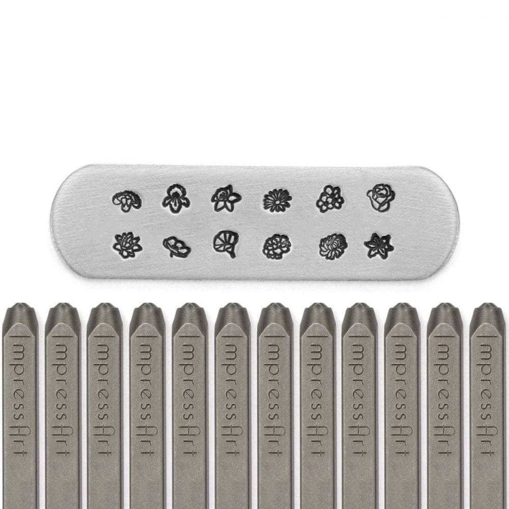 ImpressArt Mini Birth Flowers Signature Stamp Pack
