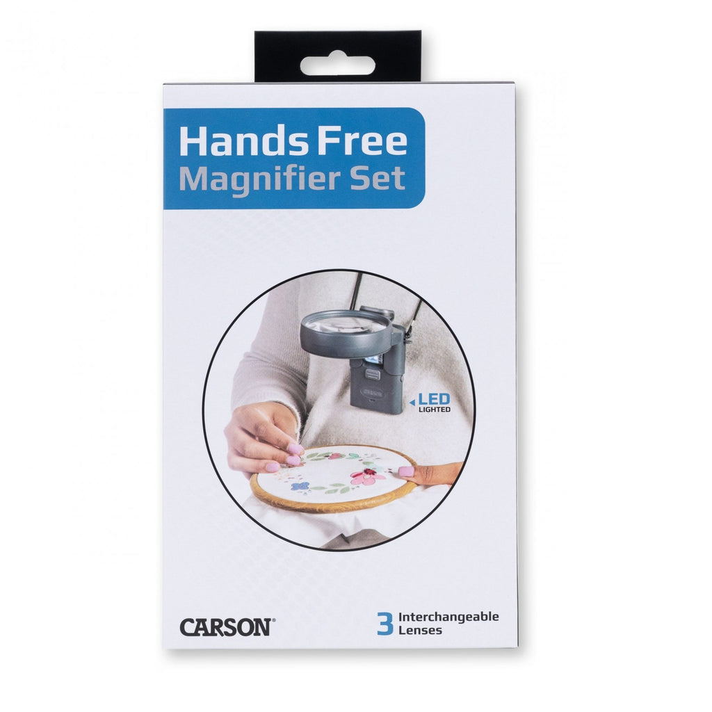 Carson 3-in-1 Hands-Free Magnifying Set