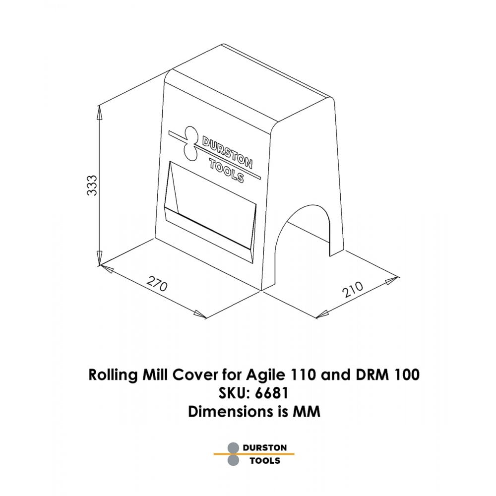 Durston Small Rolling Mill Cover
