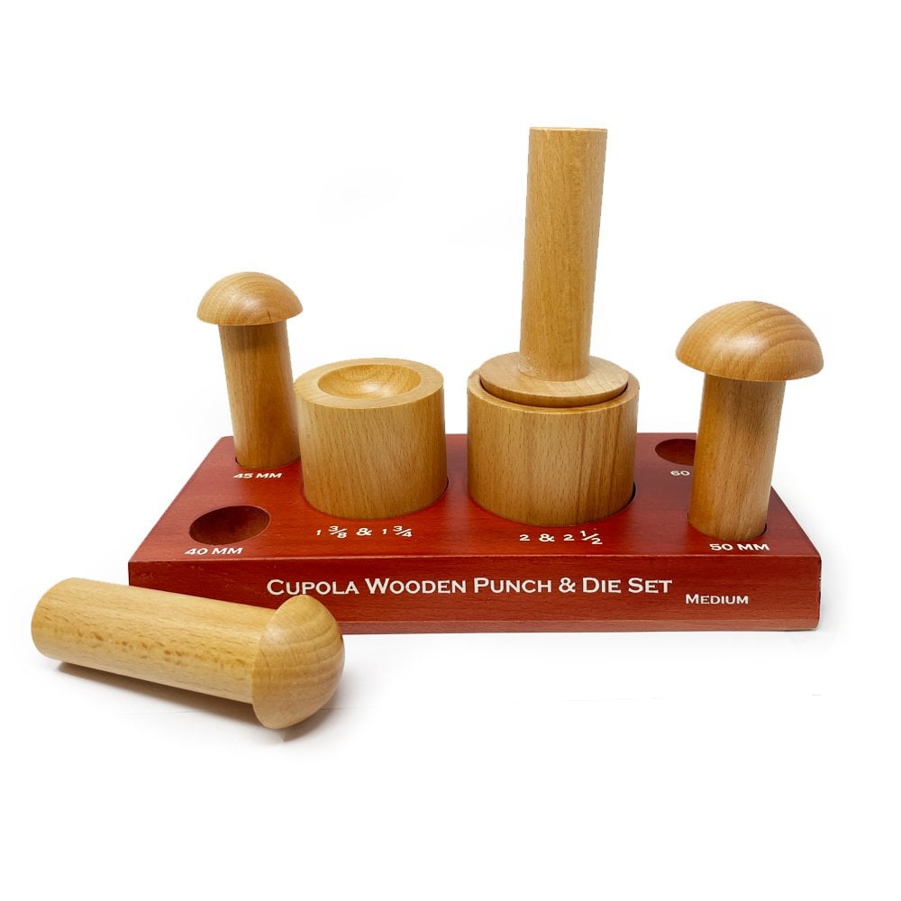 Wooden Cupola Punch & Die Set, 40mm - 60mm