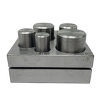 Round Disc Cutter Set of 5 (12mm - 25mm)