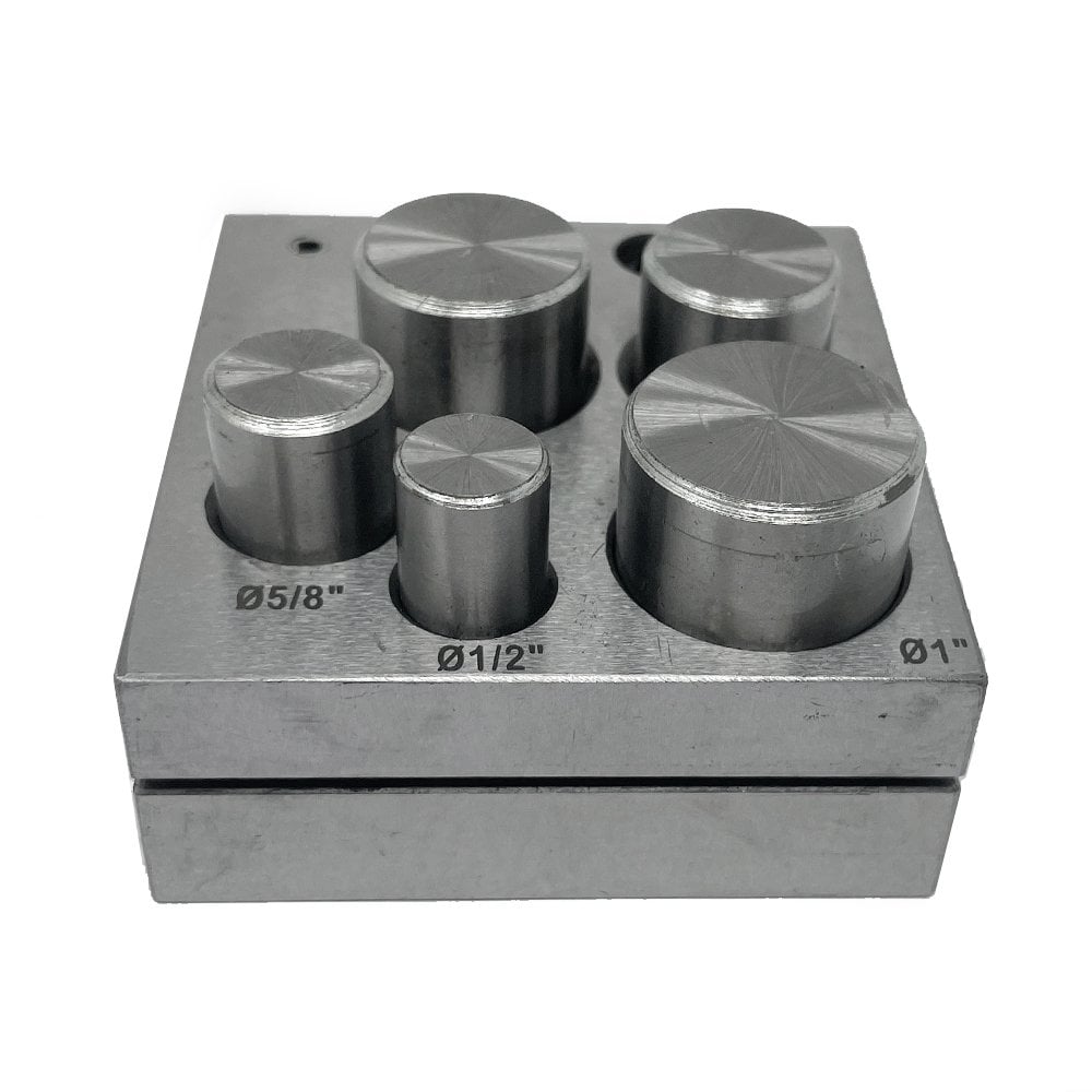 Round Disc Cutter Set of 5 (12mm - 25mm)