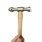 Planishing Hammer with 18 Interchangeable Delrin/Steel Heads