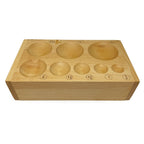 Extra Large Wooden Doming Set with 6 Punches