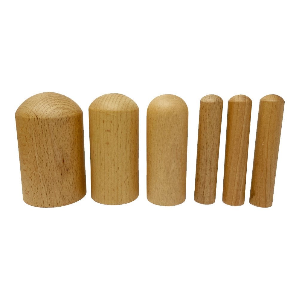 Extra Large Wooden Doming Set with 6 Punches