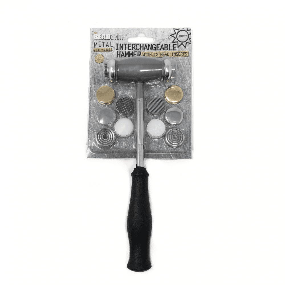 Texturing Hammer with 12 Interchangeable Heads