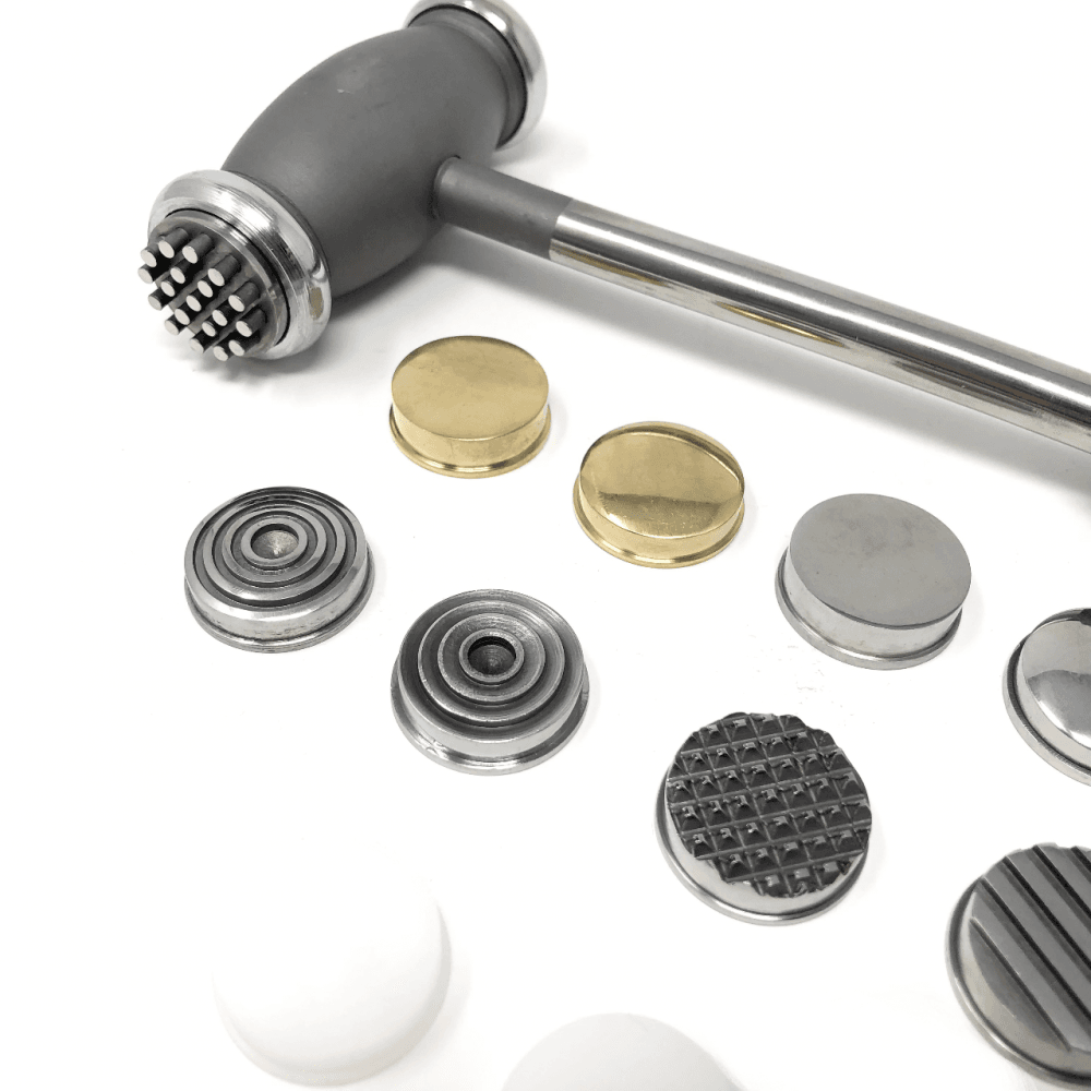Texturing Hammer with 12 Interchangeable Heads