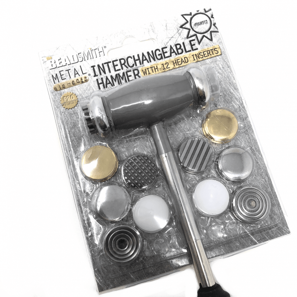 Texturing Hammer with 12 Interchangeable Heads