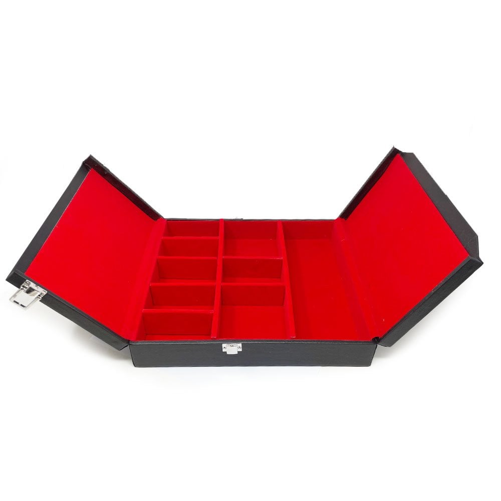 Large Velvet-Lined Storage Box