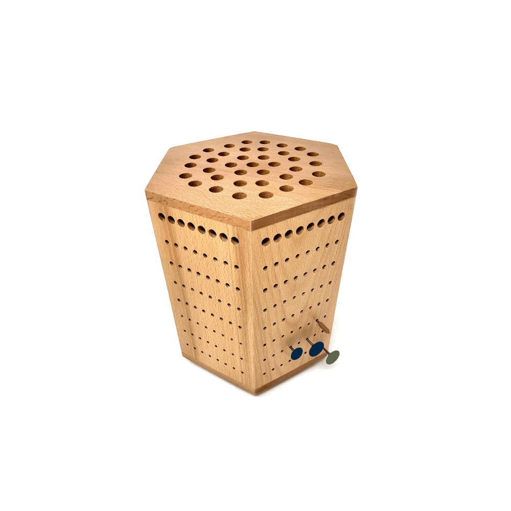 Revolving Wooden Burr Holder Stand