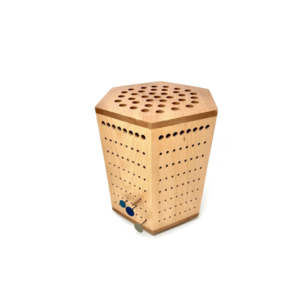 Revolving Wooden Burr Holder Stand