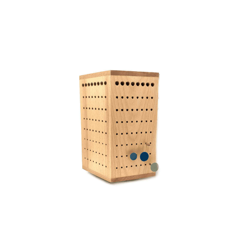 Revolving Wooden Burr Holder Stand