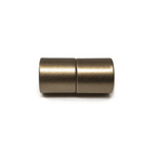 Magnetic Kumihimo Clasp - Acrylic Matte Bronze 10mm