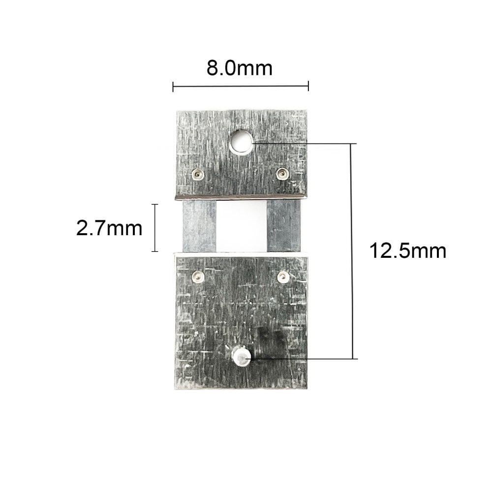 German & English Clock Suspension 12.5mm x 8.0mm x 2.7mm