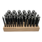 Steel Dapping Punch Set of 36 (3.5mm - 25.3mm)