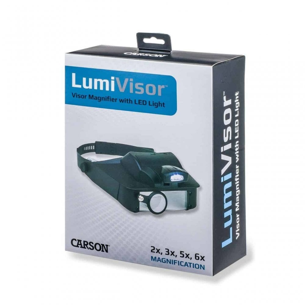 Carson LumiVisor LED Magnifying Visor