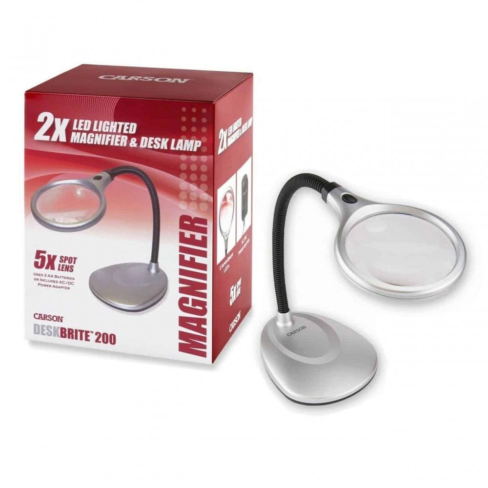 Carson DeskBrite200 2x Magnifying Lamp