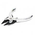 Maun Snipe Nose Pliers With Serrated Jaws 125mm