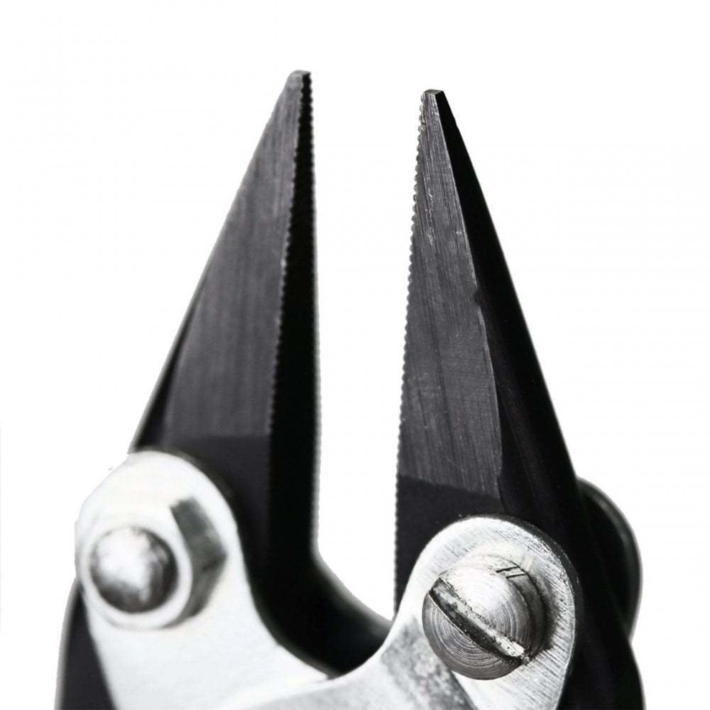 Maun Snipe Nose Pliers With Serrated Jaws 125mm