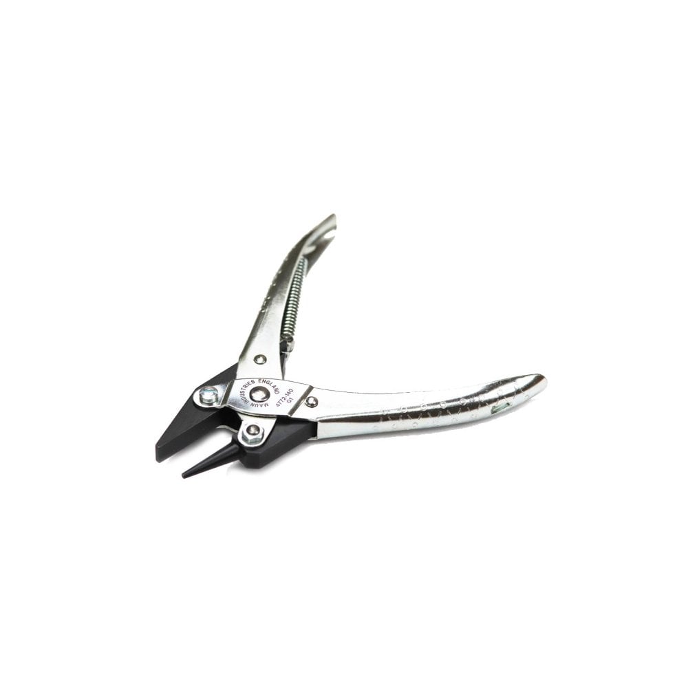 Maun Round & Flat Parallel Plier With Return Spring 140mm