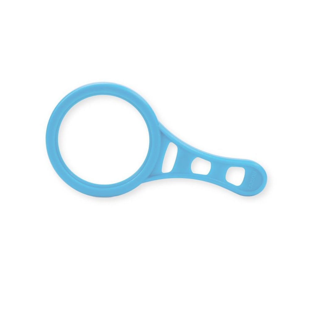 Carson Magnetic Magnifying Glass Light Blue