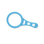 Carson Magnetic Magnifying Glass Light Blue