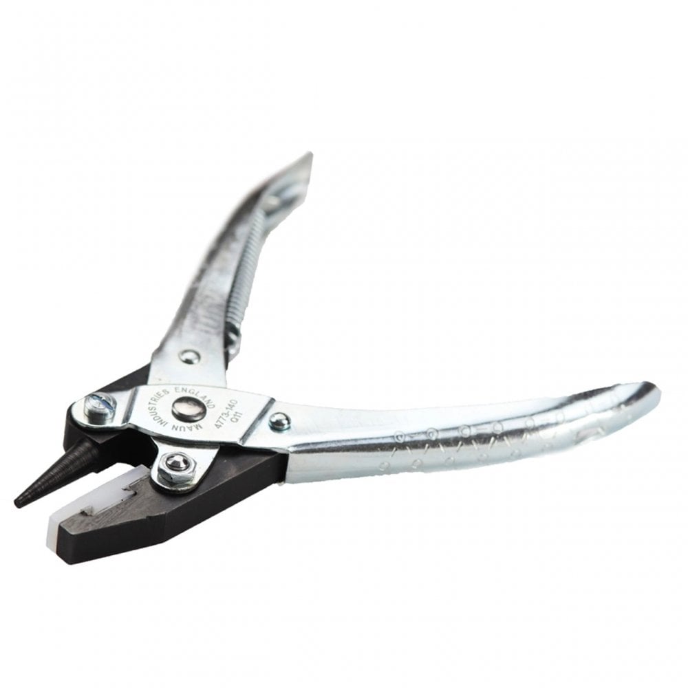 Maun Round & Flat Nylon Jaws Plier With Return Spring 140mm