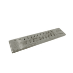 Swiss Style Half Round Draw Plate 20 Holes 0.1-0.3mm Diameter