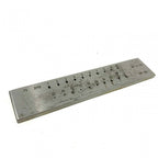 Swiss Style Half Round Draw Plate 20 Holes 0.1-0.3mm Diameter