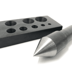 Collet Forming Plate Ø4 to Ø18mm with 28 Degree Punch