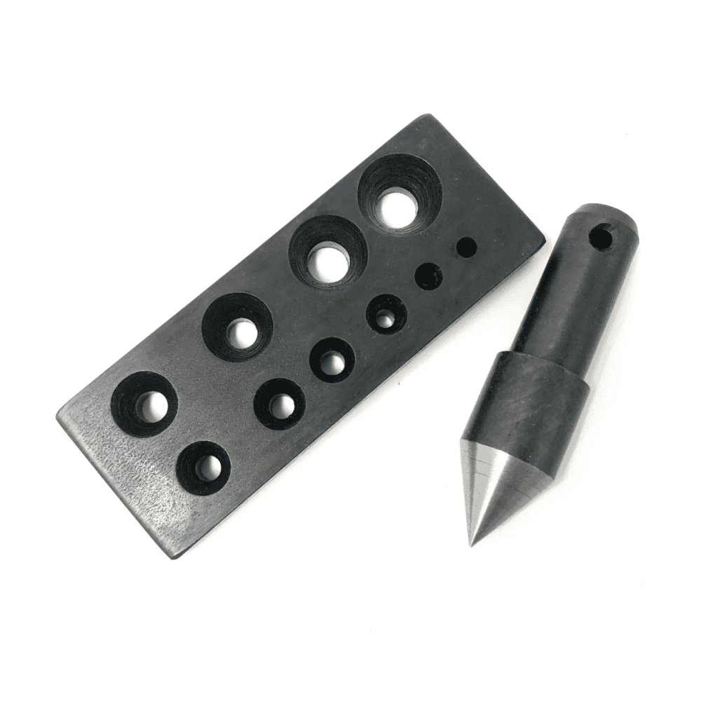 Collet Forming Plate Ø4 to Ø18mm with 28 Degree Punch