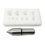 Wheatsheaf 28 Degree Delrin Collet Plate & Punch, 10 Holes