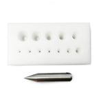 Wheatsheaf 28 Degree Delrin Collet Plate & Punch, 10 Holes