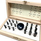 Set of 18 Bezel Setting Closing Punches