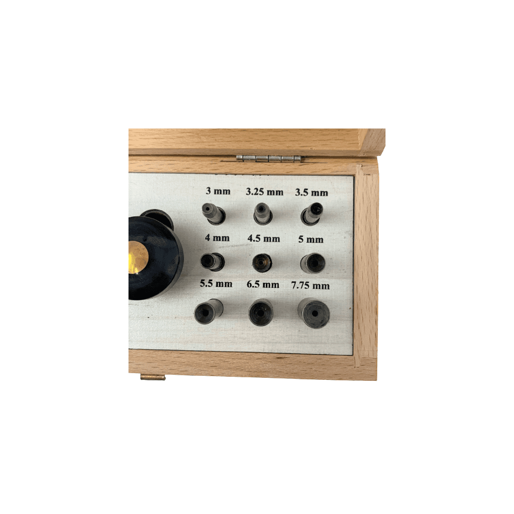 Set of 18 Bezel Setting Closing Punches