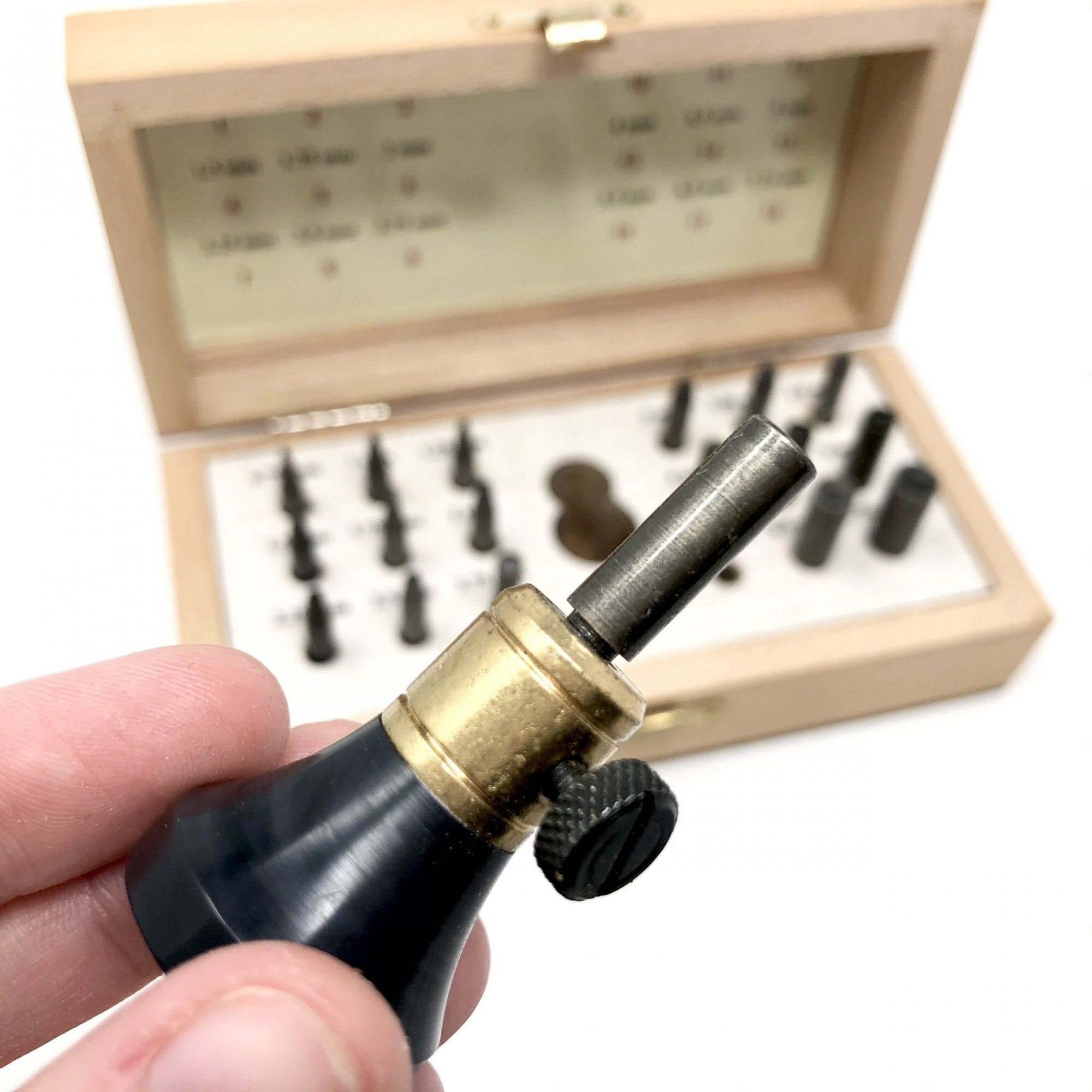 Set of 18 Bezel Setting Closing Punches