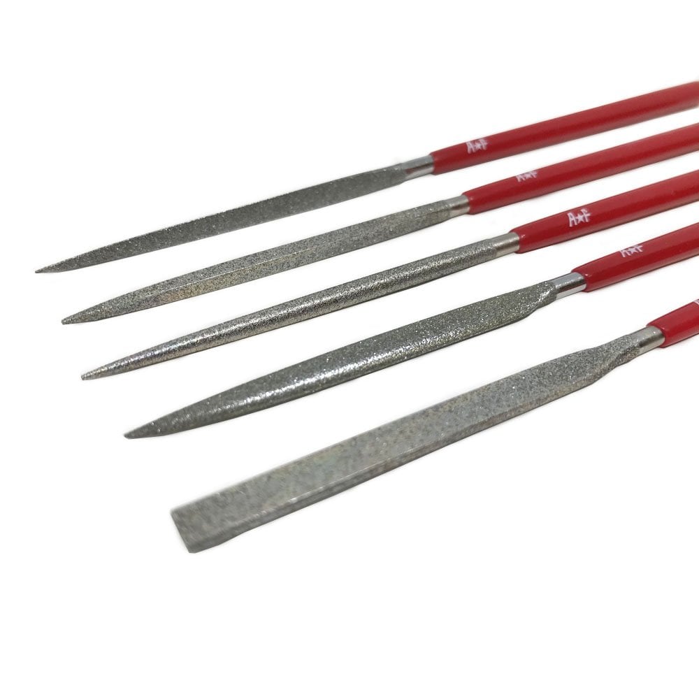 A*F Switzerland Set of 5 Diamond Needle Files